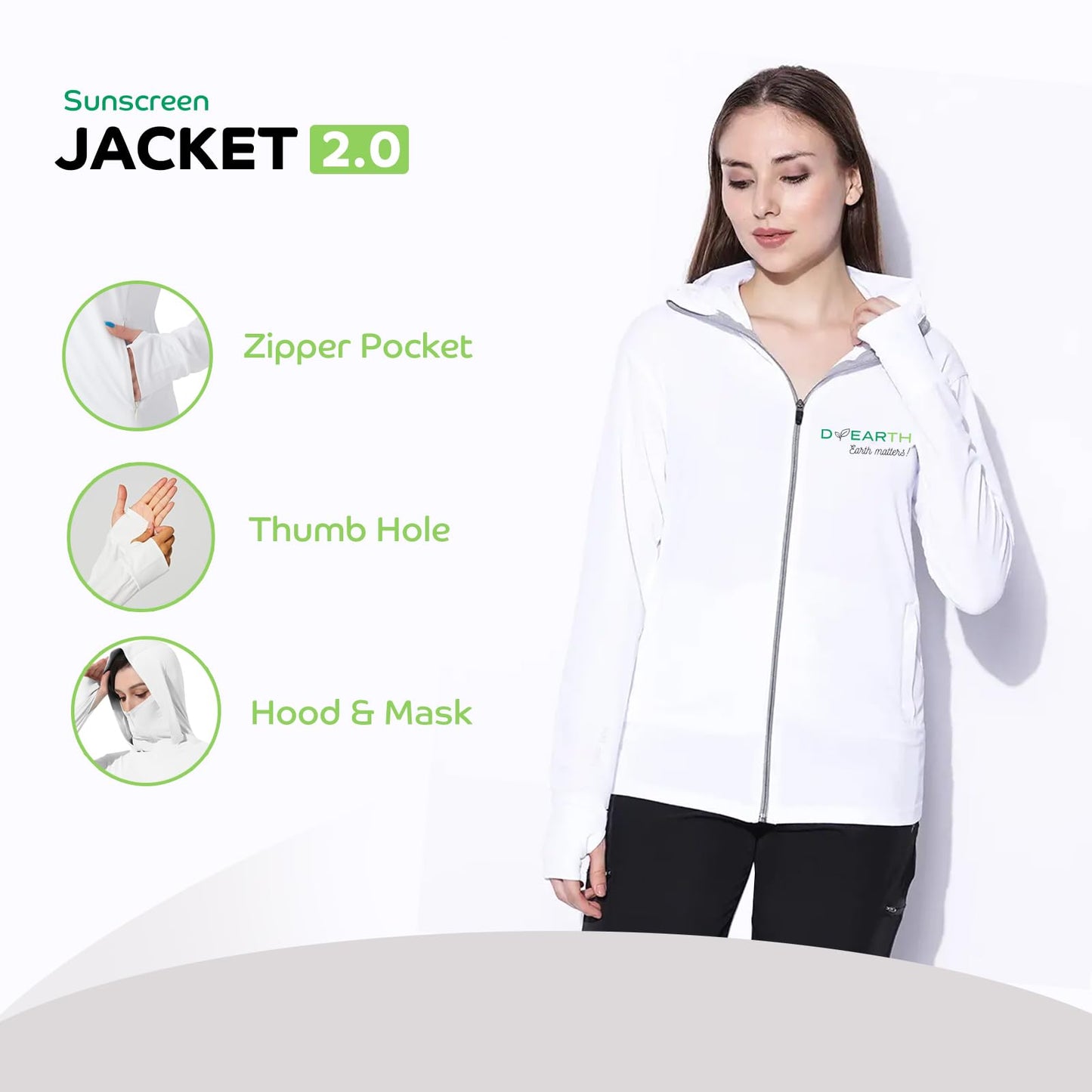 Women - Standard grey sunscreen jacket