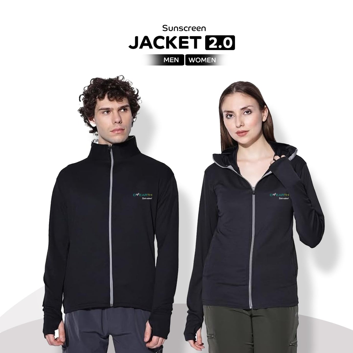 Women - Premium black sunscreen jacket