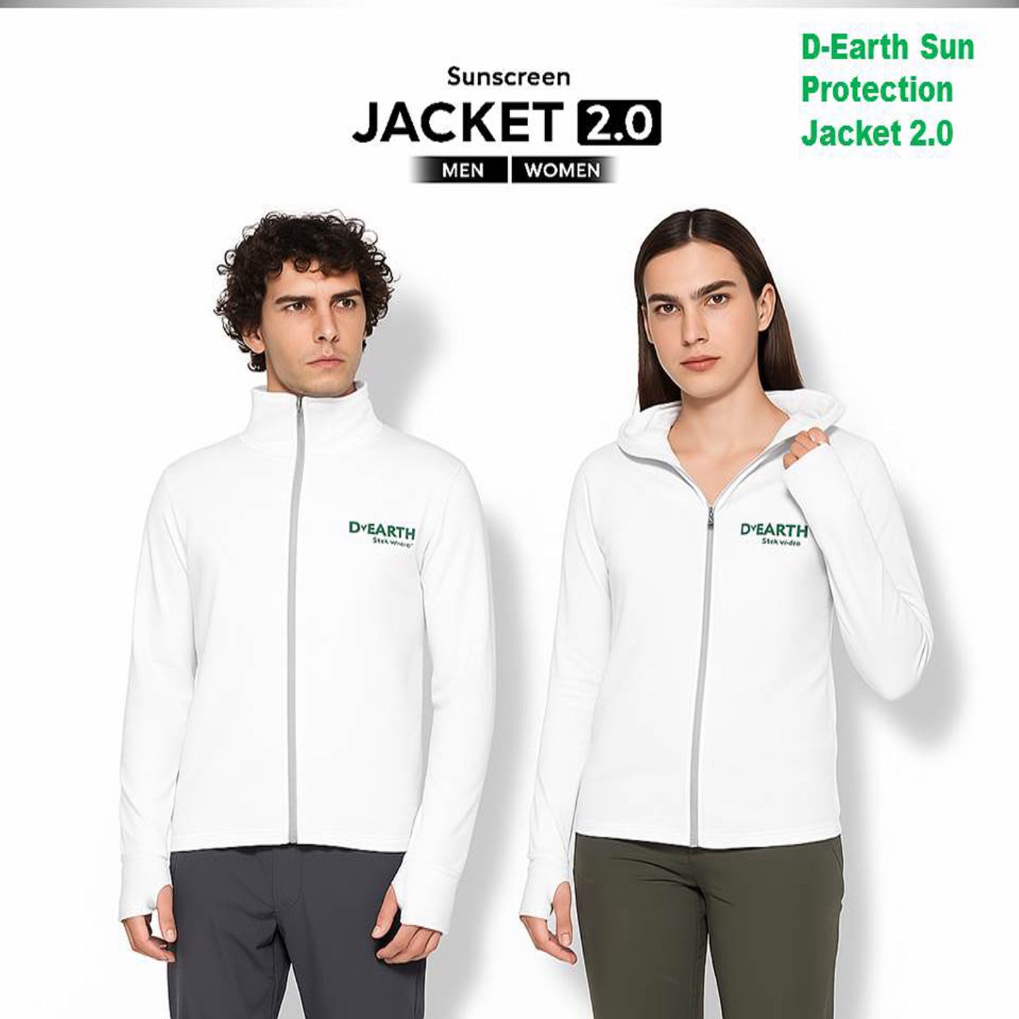 Men - Standard grey sunscreen jacket