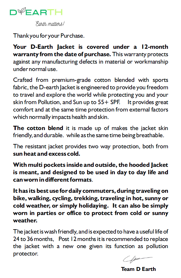 Men - Premium black sunscreen jacket