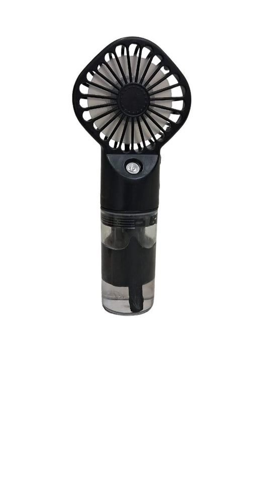 Portable hand-fan with mist spray - Stay cool everywhere