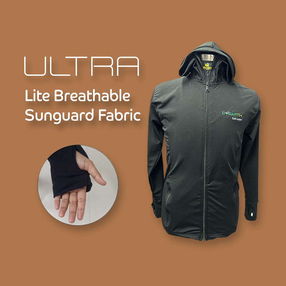 Women - Premium black sunscreen jacket