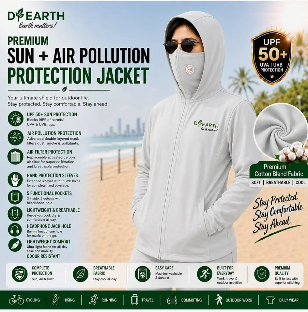 Women - Standard grey sunscreen jacket