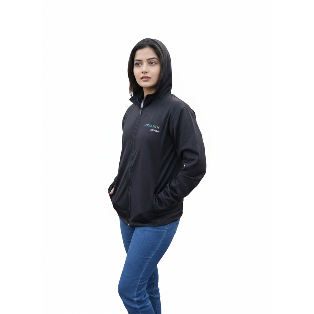 Women - Premium black sunscreen jacket