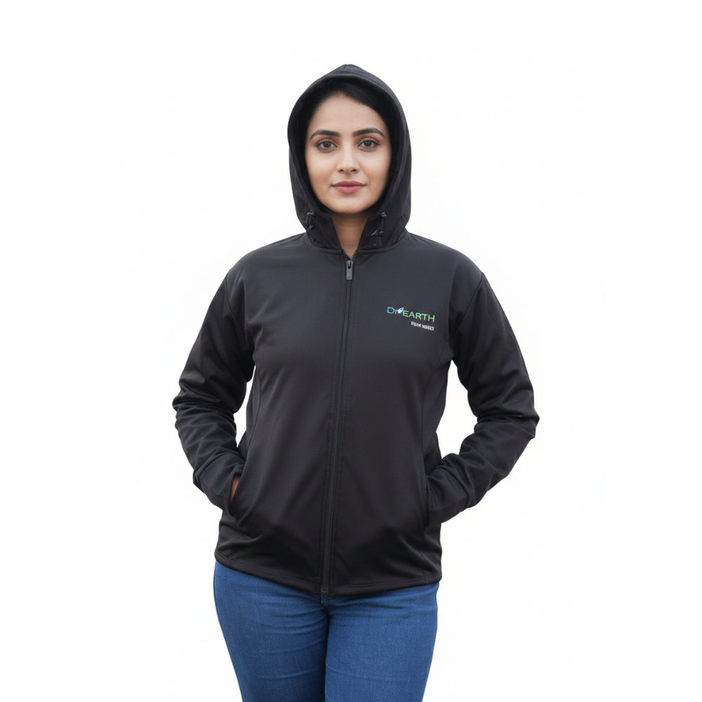Women - Premium black sunscreen jacket