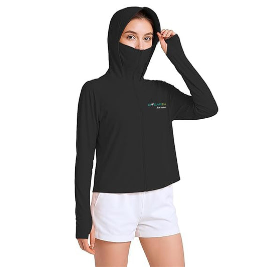 Women - Premium black sunscreen jacket