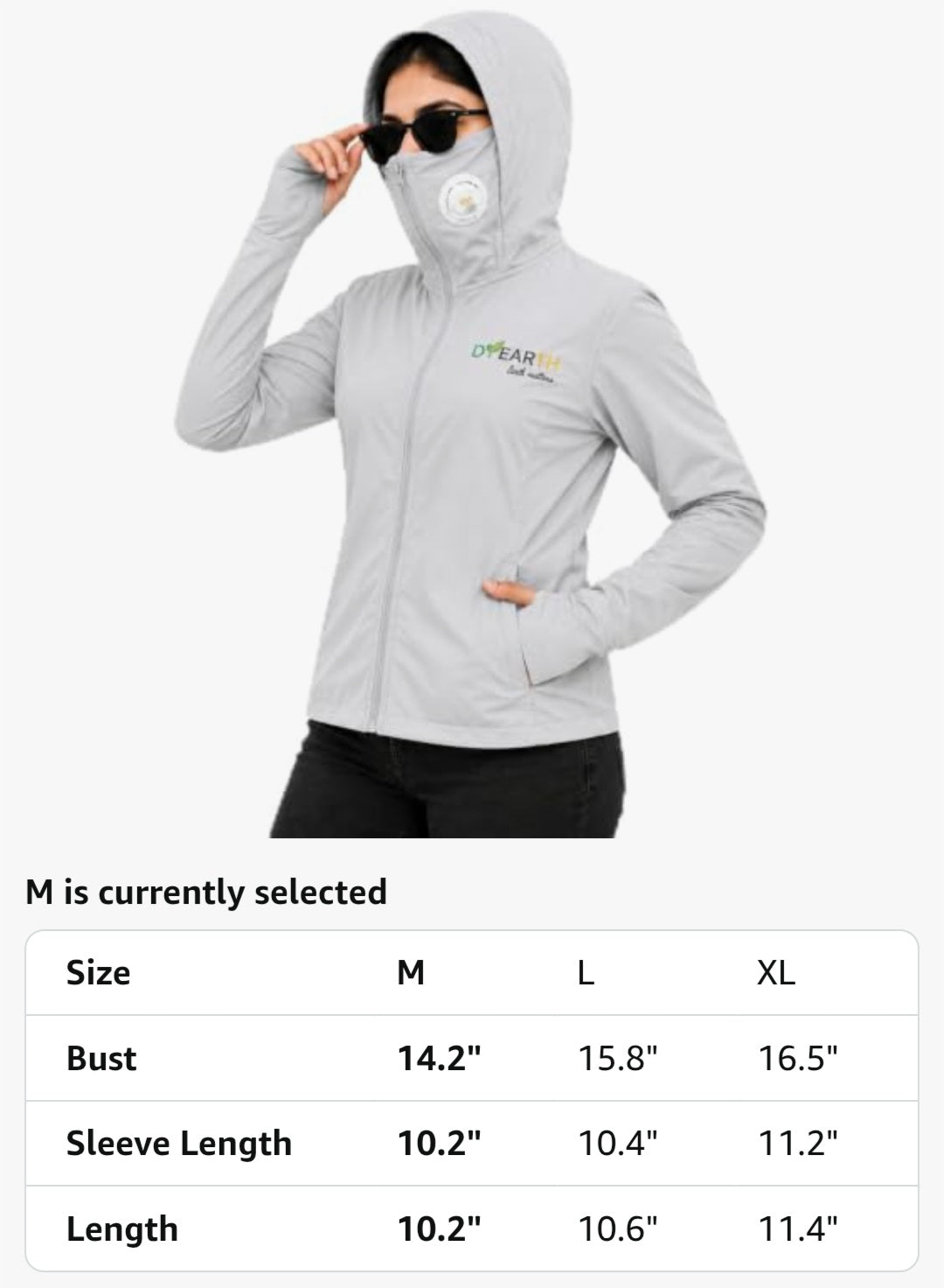 Women - Standard grey sunscreen jacket