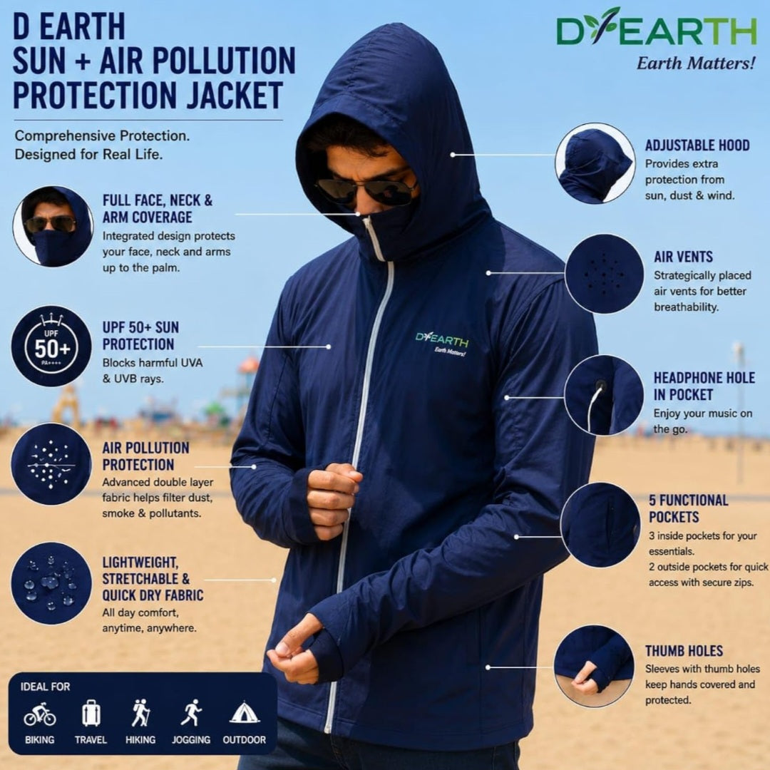 Men - Navy Blue Jacket