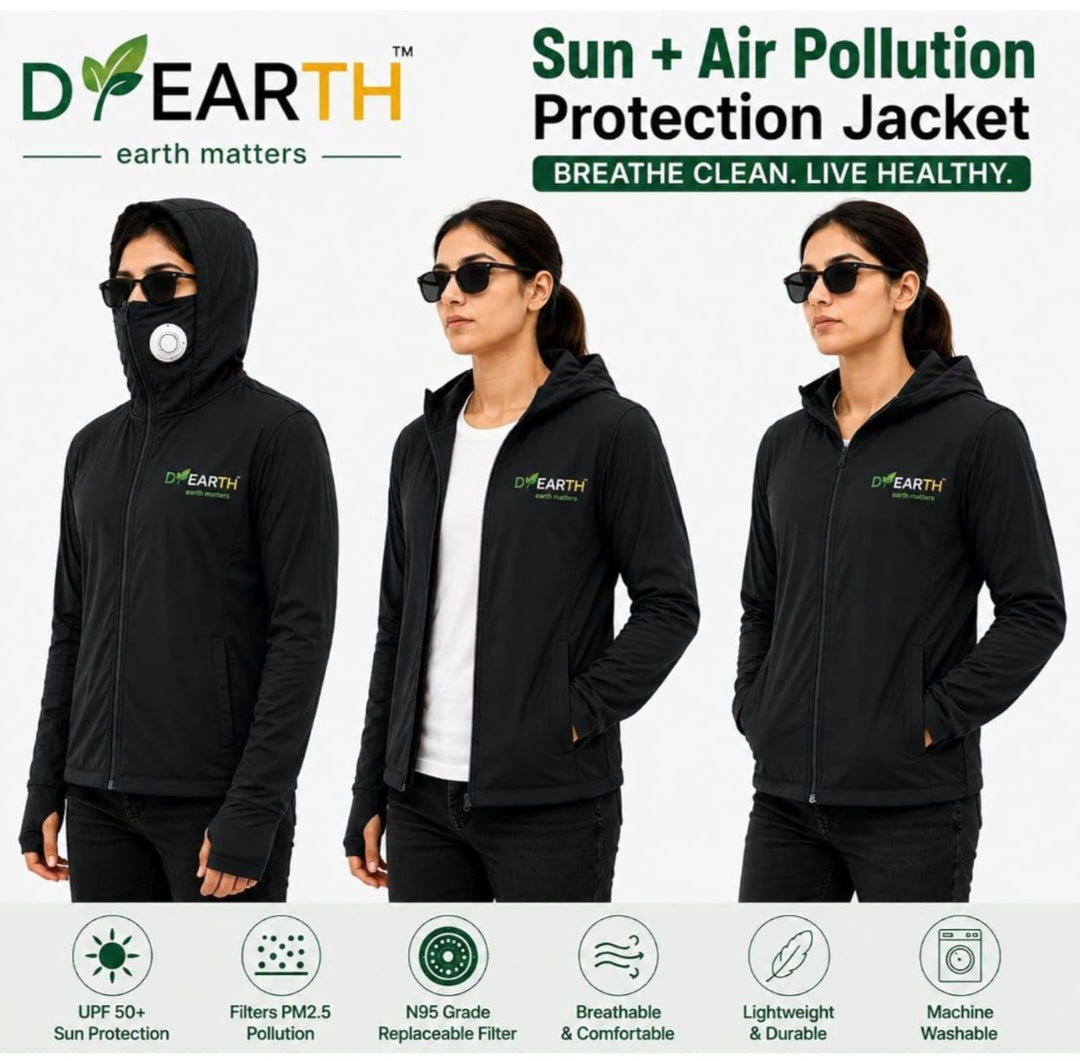 Women - Premium black sunscreen jacket