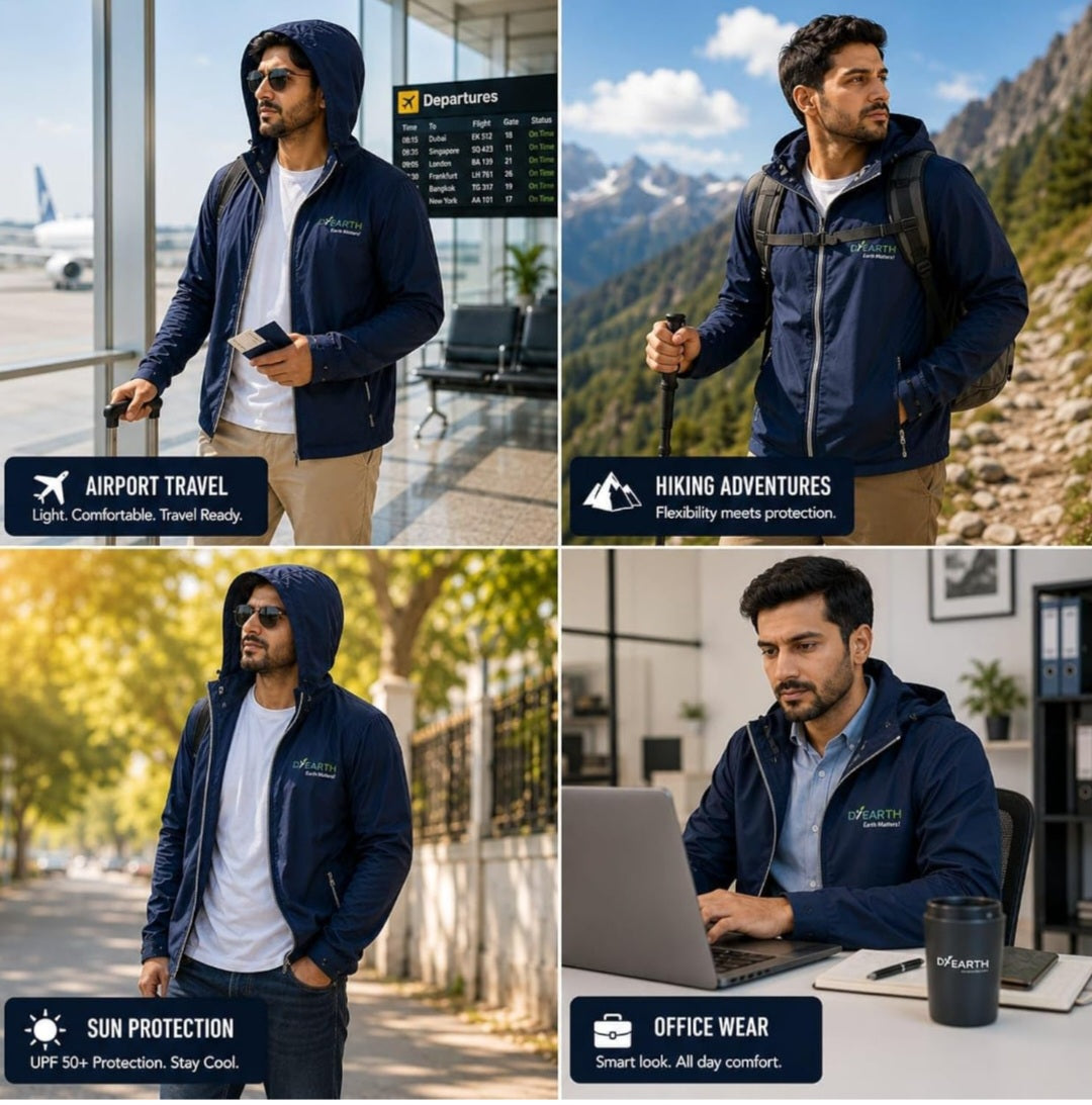 Men - Navy Blue Jacket