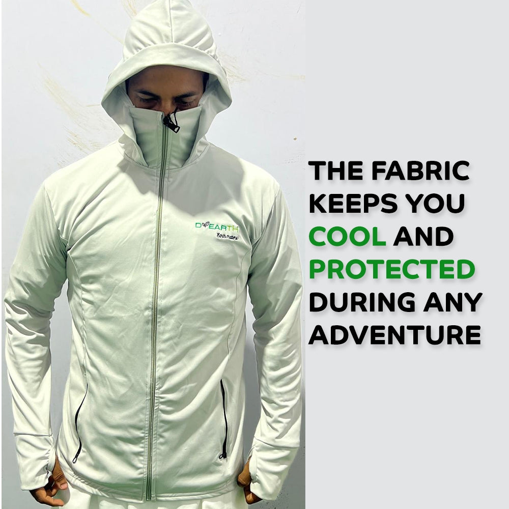 Men - Standard grey sunscreen jacket