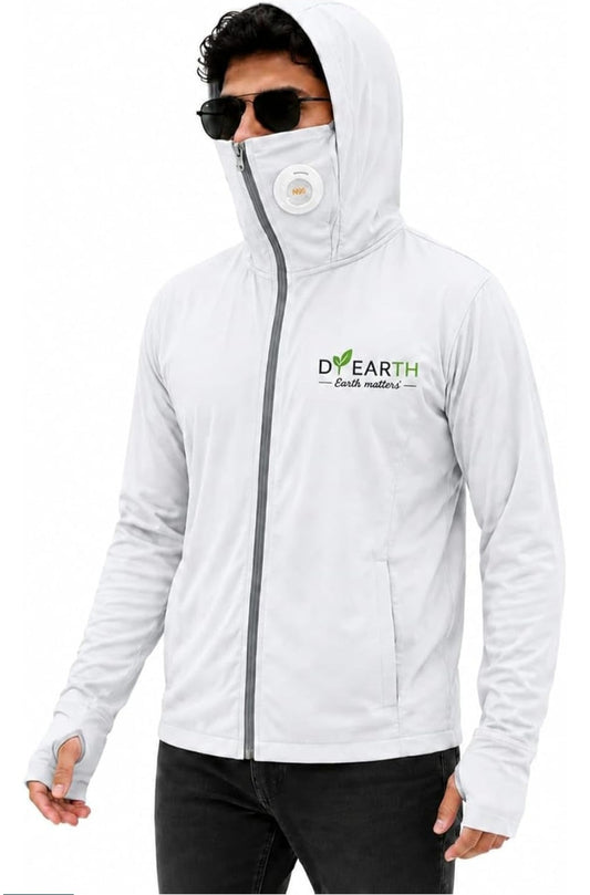 Men - Standard grey sunscreen jacket