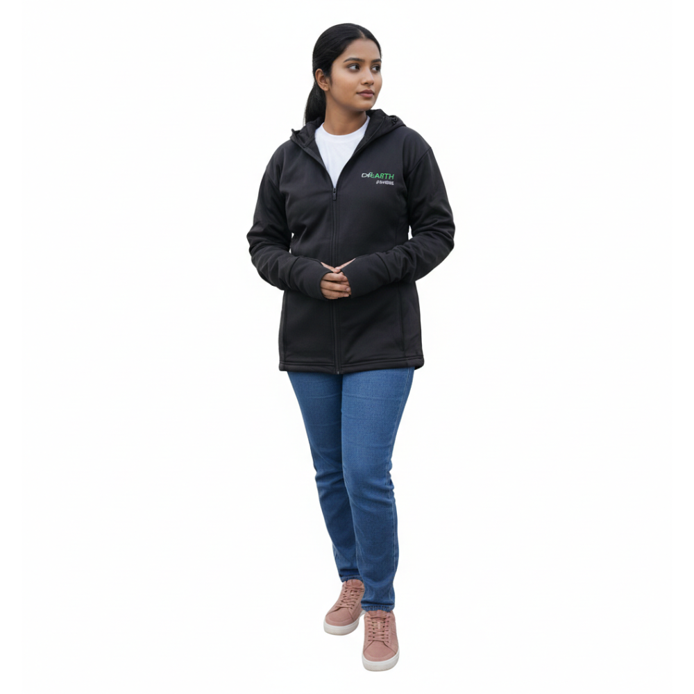 Women - Premium black sunscreen jacket