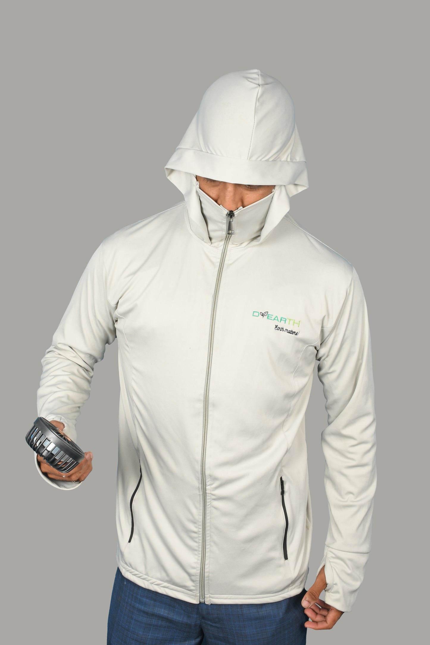 Men - Standard grey sunscreen jacket