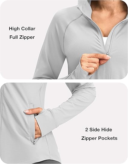 Women - Standard grey sunscreen jacket