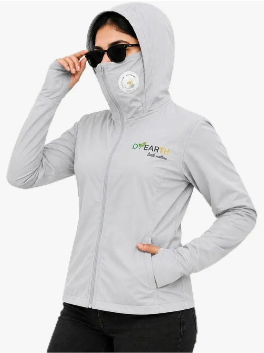 Women - Standard grey sunscreen jacket